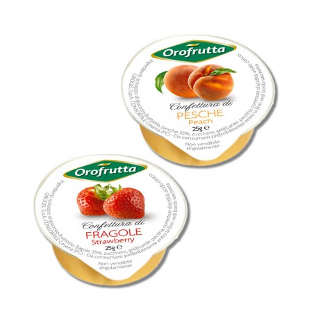 Confettura in vaschetta monoporzione - Pesca