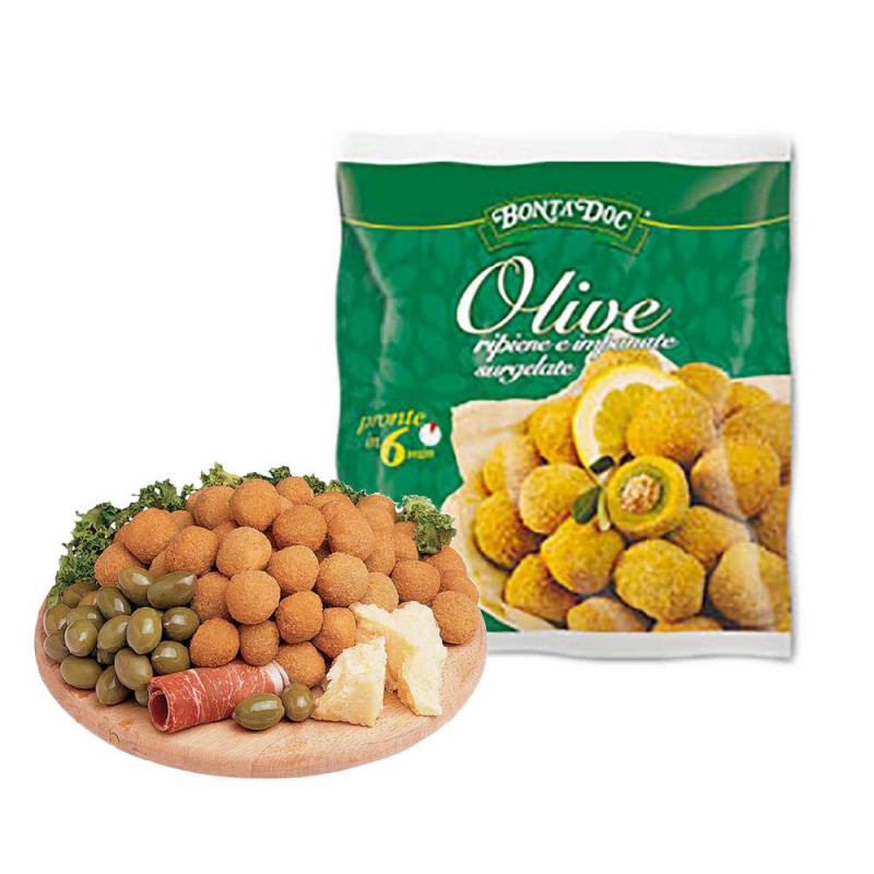Olive all&amp;#39;ascolana prefritte per forno