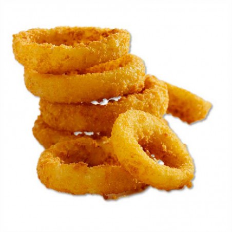 Anelli di cipolla pastellati