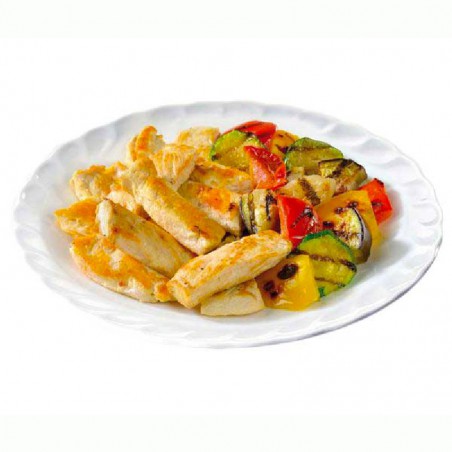 Tagliatina di pollo con verdure grigliate