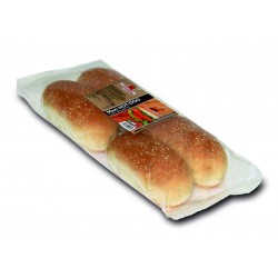 Pane fresco per hot dog al sesamo