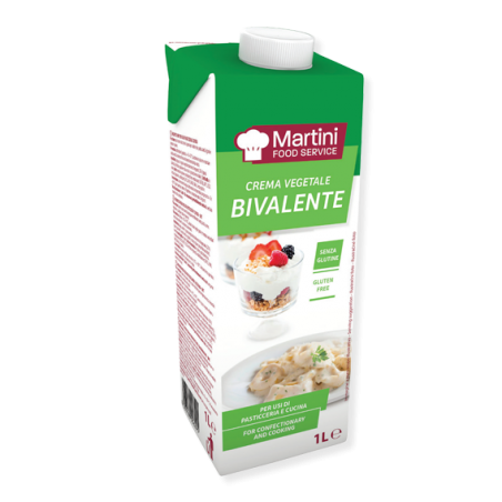 Crema vegetale bivalente