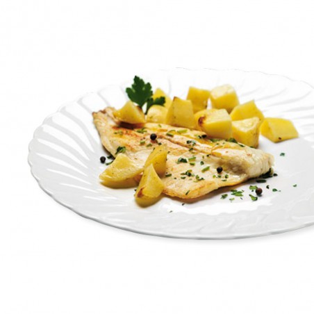 Filetto di branzino con patate grigliate