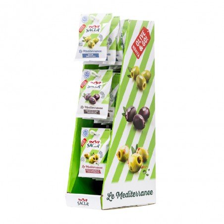 Espositore 3 olive miste snocciolate