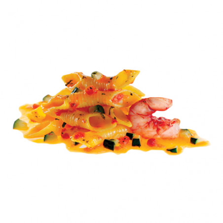 Garganelli zucchine e gamberi