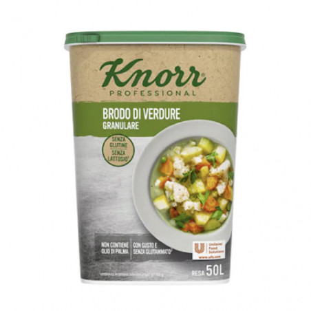 Brodo verdure granulare no glutine