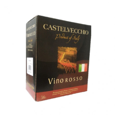 Vino rosso in bag