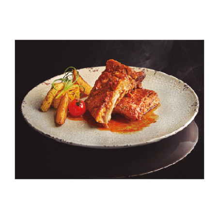 Costine suino ribs BBQ