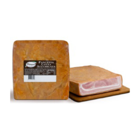 Pancetta cotta affumicata a metà