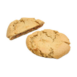 Cookie al caramello salato (crudo)