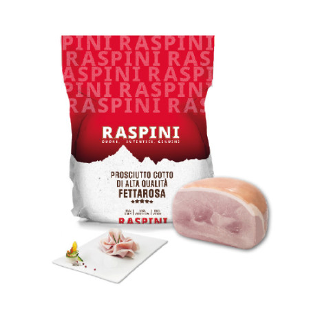 Prosciutto cotto fettarosa 5 stelle A.Q. metà