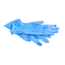 Guanti nitrile azzurri L