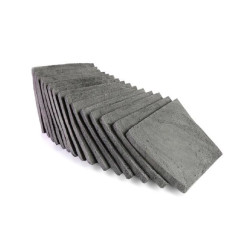 Carrè rifilato carbone vegetale 15x15